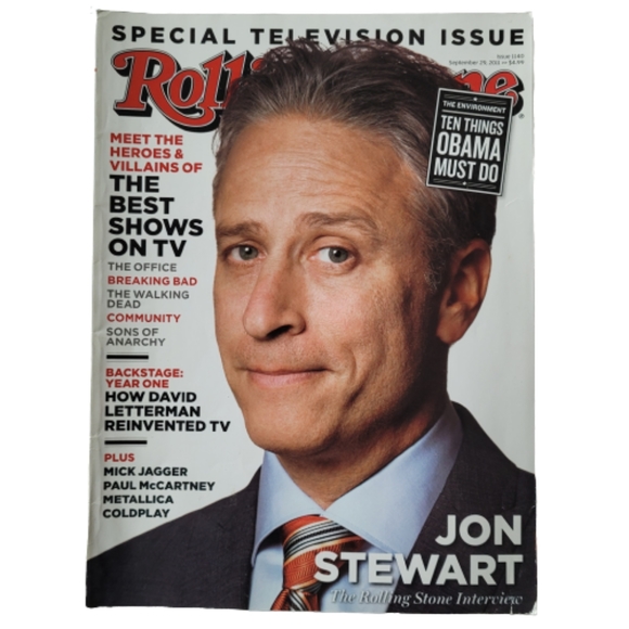 Rolling Stone Magazine 1140 September 29 2011 Jon Stewart - Picture 1 of 2